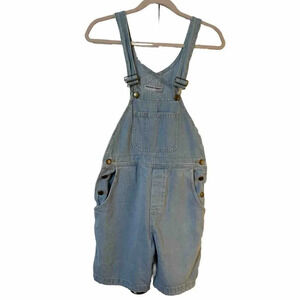 American‎ Apparel Light Wash  Denim Dungaree Bib Shortalls Overalls Romper